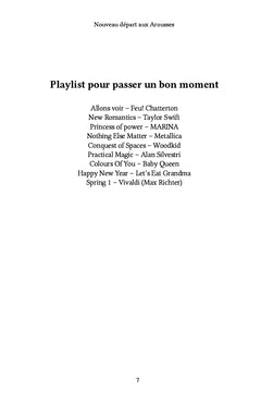 Nouveau départ aux Arousses