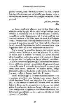 Nouveau départ aux Arousses