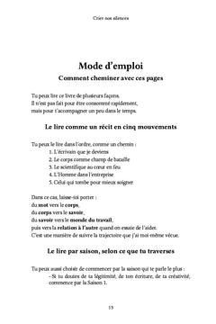 Crier nos silences