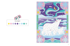 Coloriages mystères - Bel hiver