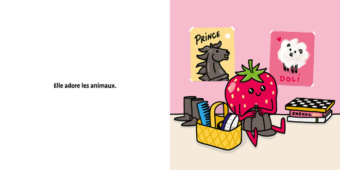 Charlotte la fraise va à la ferme