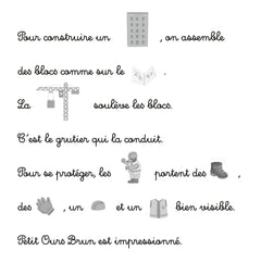Je découvre les chantiers avec Petit Ours Brun - Premiers autocollants - Dès 3 ans