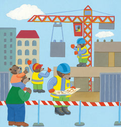 Je découvre les chantiers avec Petit Ours Brun - Premiers autocollants - Dès 3 ans