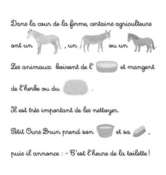 Je découvre la ferme avec Petit Ours Brun - Premiers autocollants - Dès 3 ans