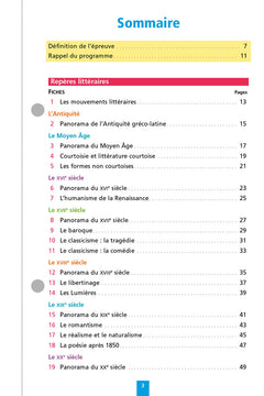Objectif BAC 2027 Fiches détachables Français 1re générale