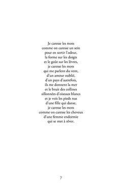 Caresser les mots