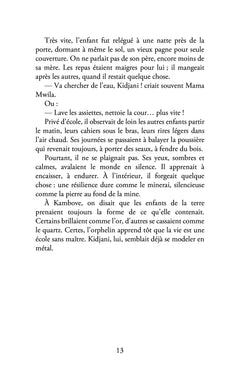 L'enfant qui lit dans la pierre