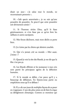 Petites pensées en passant