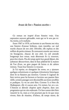 Passion secrète