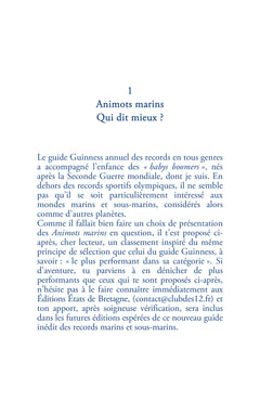 Animots marins et maux sous-marins