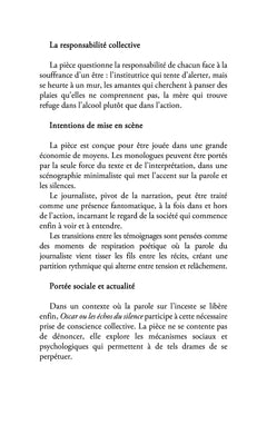 Oscar ou les échos du silence