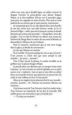 La Petite et les mots