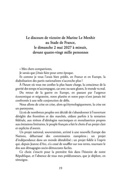 Au palais avec Marine en 2027