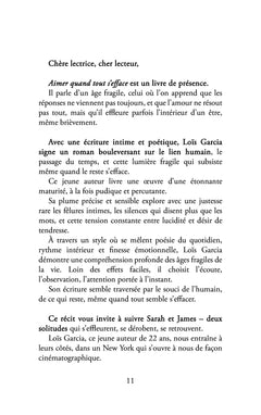 Aimer quand tout s'efface