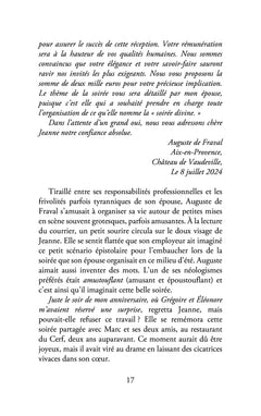 La liste des invités