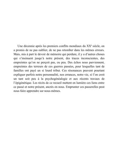 Ces brumes qui nous suivent
