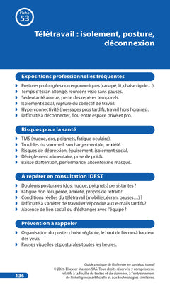 Guide pratique de l'infirmier en santé au travail