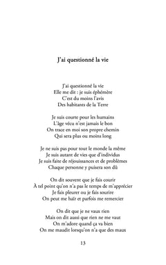 J'ai questionné