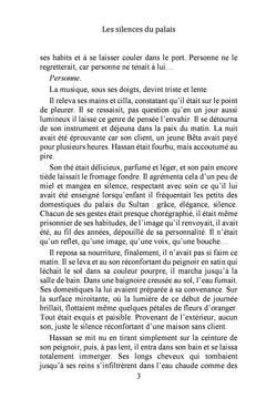 Les silences du palais
