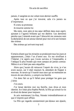 Un acte de sacrifice