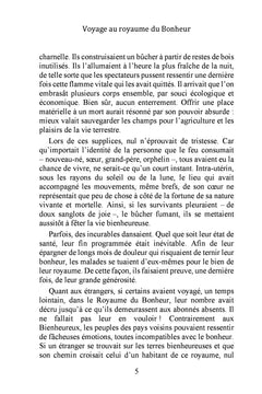 Voyage au Royaume du Bonheur