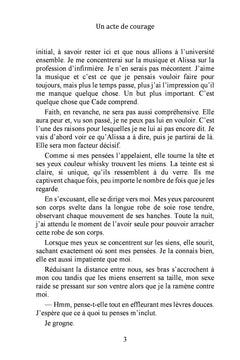 Un acte de courage