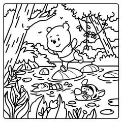 Cozy colo Disney - Winnie l'Ourson