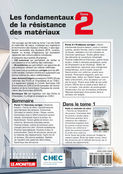 Les fondamentaux de la résistance des matériaux, exercices et problèmes corrigés