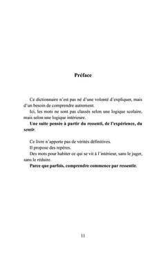 Dictionnaire sensible des états intérieurs