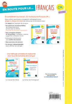 En route pour le Français - CM - Cahier de grammaire-orthographe - Parcours jaune - Ed. 2026