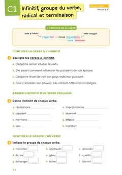 En route pour le Français - CM - Cahier de grammaire-orthographe - Parcours jaune - Ed. 2026