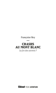 Crashs au mont Blanc (poche)