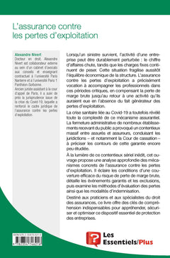 L'assurance contre les pertes d'exploitation