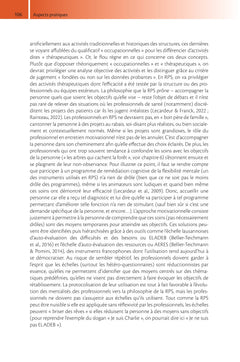 Stratégies motivationnelles pour le rétablissement