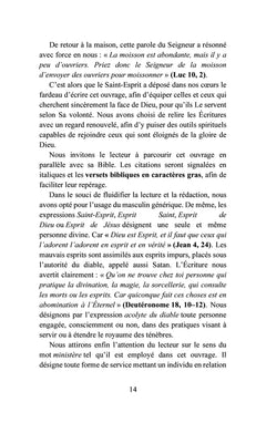 Ministère chrétien sous l'action du Saint-Esprit !