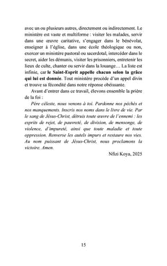 Ministère chrétien sous l'action du Saint-Esprit !