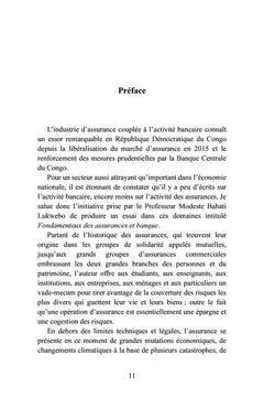 Fondamentaux des assurances et banque