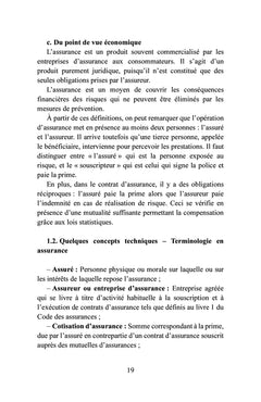 Fondamentaux des assurances et banque