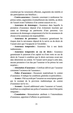Fondamentaux des assurances et banque