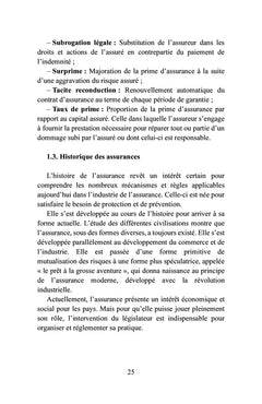 Fondamentaux des assurances et banque