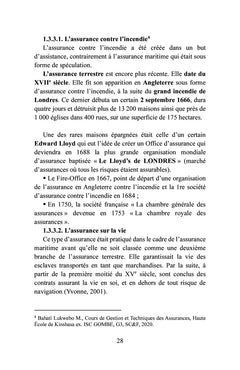 Fondamentaux des assurances et banque