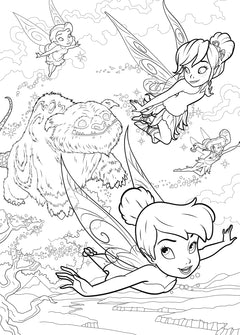 Coloriage Disney Les Fées - La Magie des fées