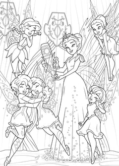 Coloriage Disney Les Fées - La Magie des fées