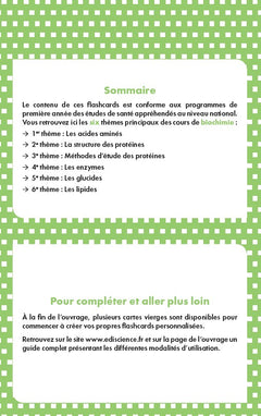 PASS & LAS Biochimie - Révisez en 200 flashcards !
