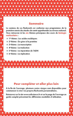 PASS & LAS Biologie moléculaire - Révisez en 200 flashcards !