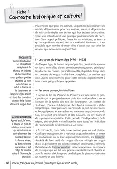 BiblioLycée - Poésie française au féminin du Moyen Âge au XVIIIe siècle