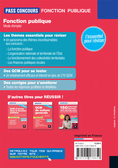 Pass'Concours - Fonction publique Mode d'emploi - 10e édition - Révision et entraînement