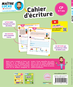 Cahier d'écriture Maître Lucas - CP