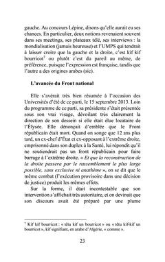 La taulière du RN mais la bourde est là