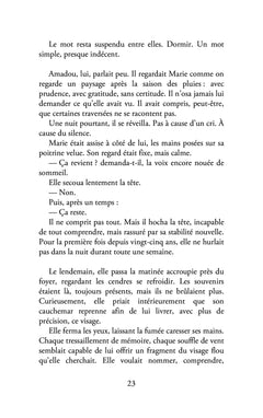 Le bruit d'un silence